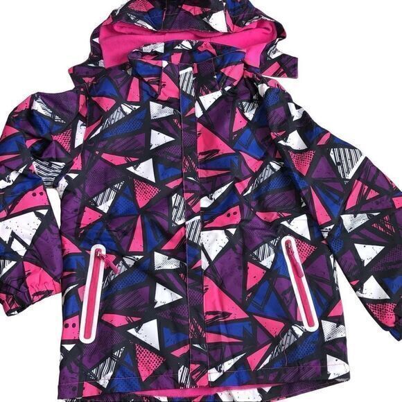 New Girls’ hooded spring rain jacket 8 - Picture 1 of 6